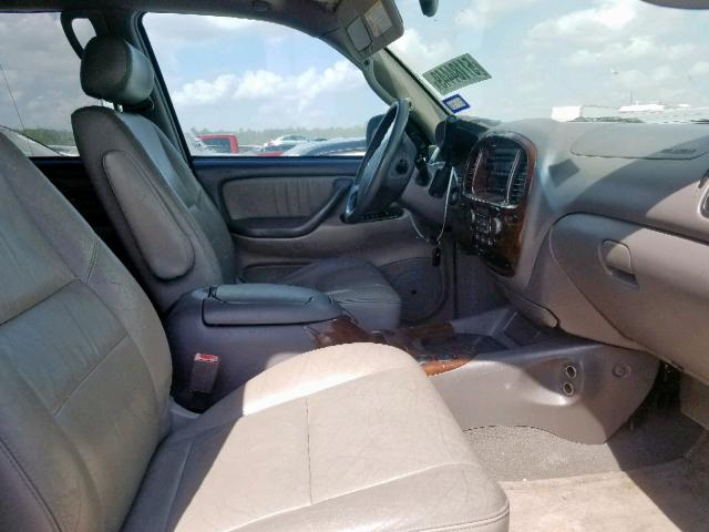 5TDZT38A84S218493 - 2004 TOYOTA SEQUOIA LI SILVER photo 5