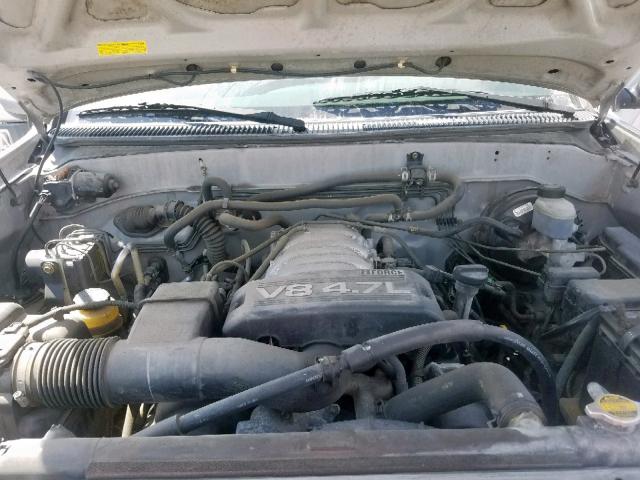 5TDZT38A84S218493 - 2004 TOYOTA SEQUOIA LI SILVER photo 7