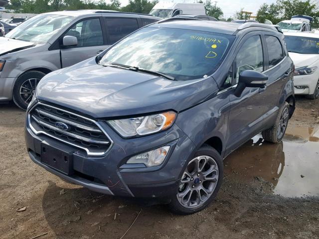 MAJ6S3KL3KC296572 - 2019 FORD ECOSPORT T GRAY photo 2