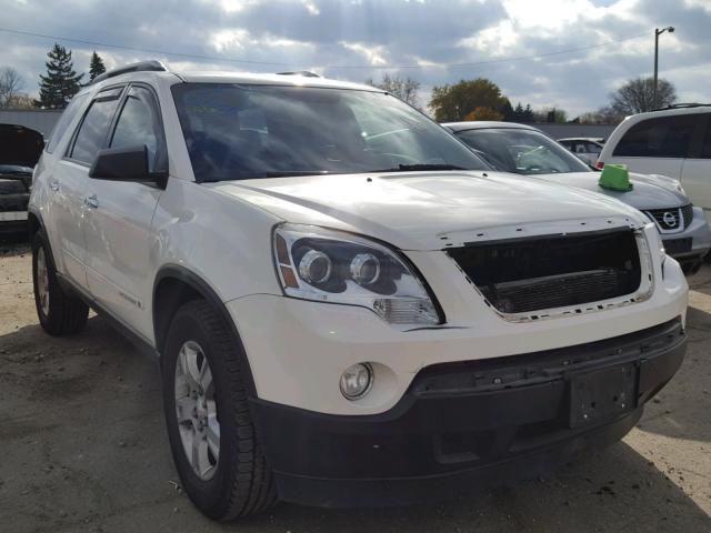 1GKEV137X8J251074 - 2008 GMC ACADIA SLE WHITE photo 1