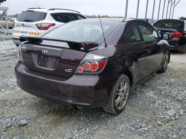 JTKDE167890281497 - 2009 TOYOTA SCION TC 栗色 照片 4