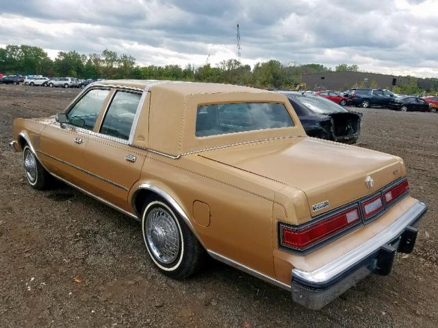 2C3BF66K9CR220254 - 1982 CHRYSLER NEW YORKER BROWN photo 3