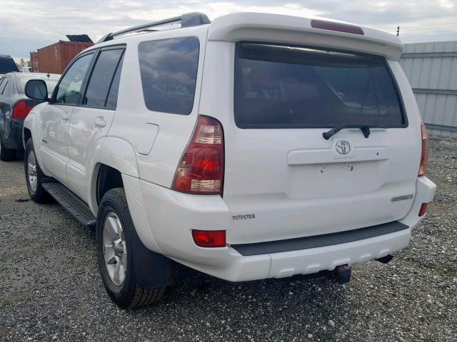 JTEBU14R450070731 - 2005 TOYOTA 4RUNNER SR WHITE photo 3