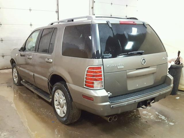 4M2DU86W93ZJ07963 - 2003 MERCURY MOUNTAINEE GRAY photo 3