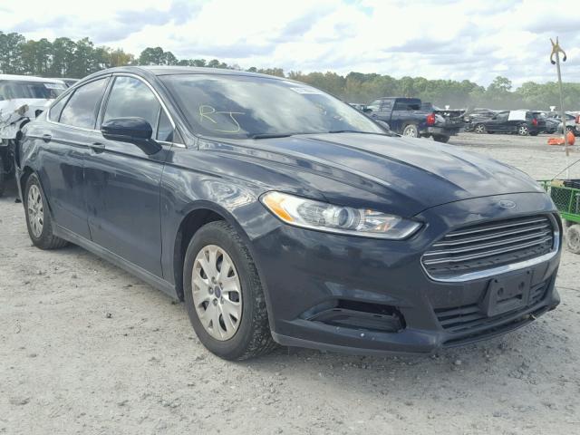 3FA6P0G73ER267767 - 2014 FORD FUSION S BLACK photo 1