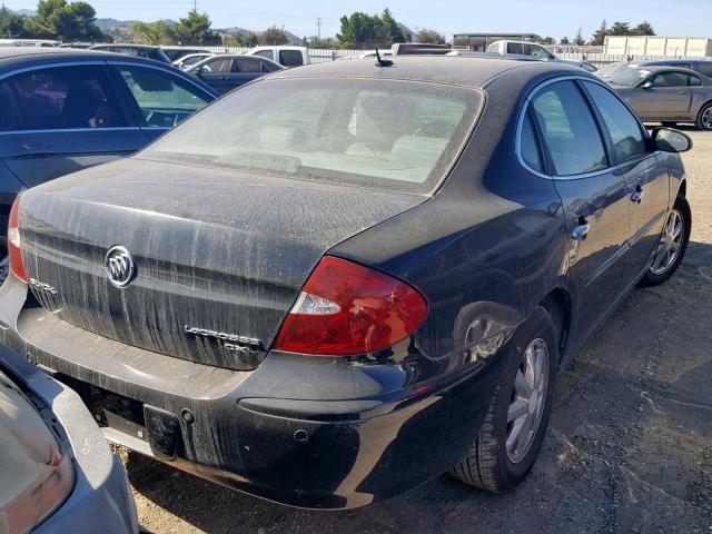 2G4WD582861215202 - 2006 BUICK LACROSSE C BLACK photo 4