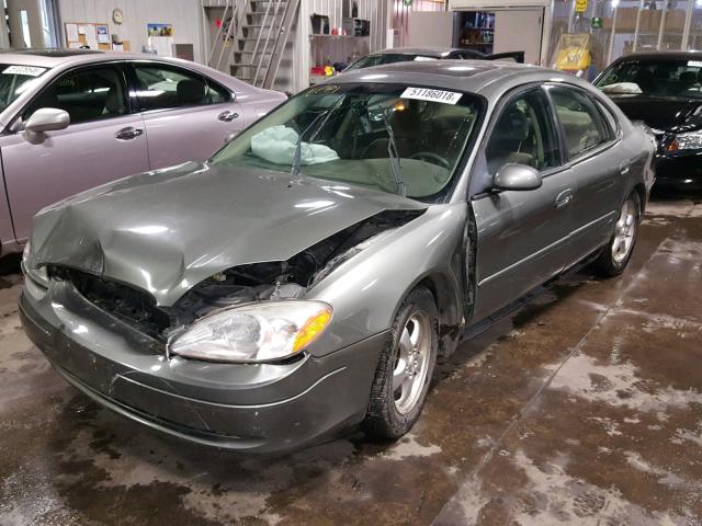 1FAFP55U72G179555 - 2002 FORD TAURUS SES GRAY photo 2