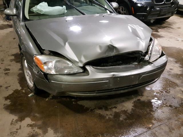 1FAFP55U72G179555 - 2002 FORD TAURUS SES GRAY photo 9