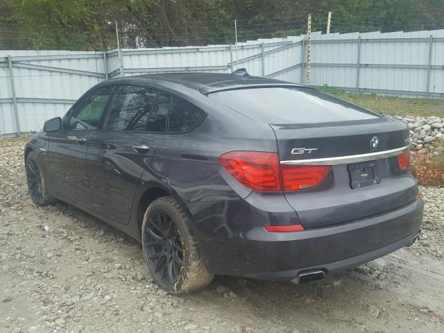 WBASP4C53BC341877 - 2011 BMW 550 XIGT CHARCOAL photo 3
