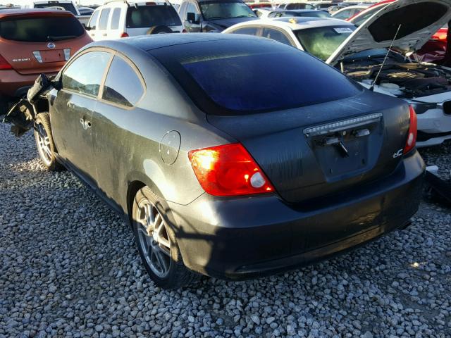 JTKDE177650008065 - 2005 TOYOTA SCION TC შავი ფოტო 3