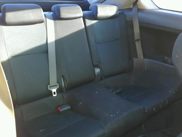 JTKDE177650008065 - 2005 TOYOTA SCION TC შავი ფოტო 6