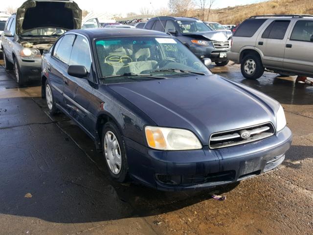 4S3BE635927205928 - 2002 SUBARU LEGACY L BLUE photo 1