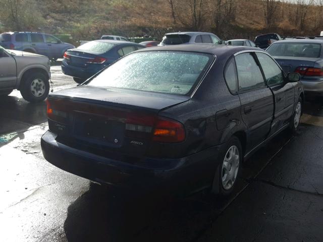 4S3BE635927205928 - 2002 SUBARU LEGACY L BLUE photo 4