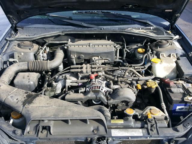 4S3BE635927205928 - 2002 SUBARU LEGACY L BLUE photo 7