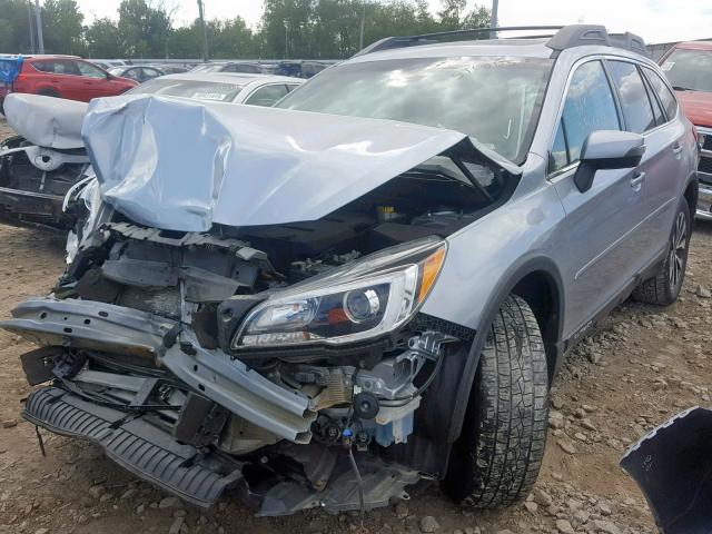 4S4BSENC5G3332684 - 2016 SUBARU OUTBACK 3. SILVER photo 2