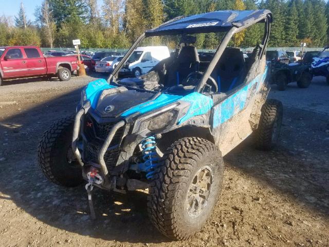 3JB1PAX49KK000253 - 2019 CAN-AM MAVERICK S BLUE photo 2