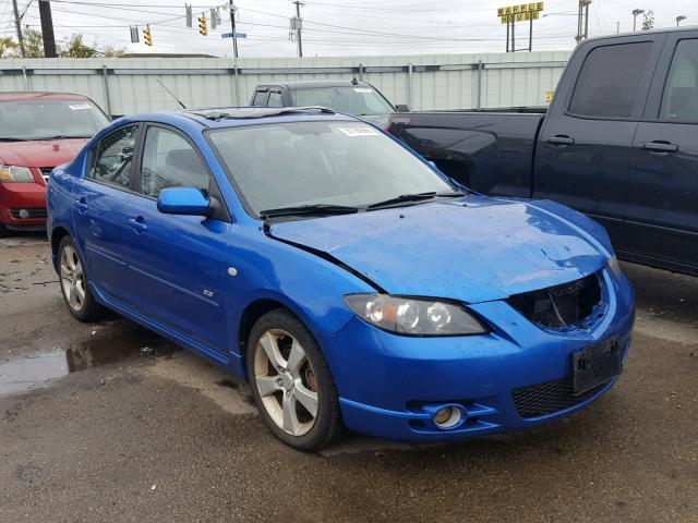 JM1BK323X51237088 - 2005 MAZDA 3 S BLUE photo 1