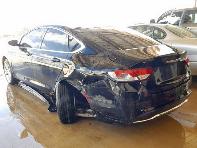 1C3CCCAB7FN683417 - 2015 CHRYSLER 200 LIMITE BLACK photo 3