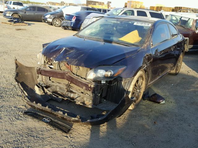 JTKDE3B73A0314489 - 2010 TOYOTA SCION TC Bənövşəyi foto 2