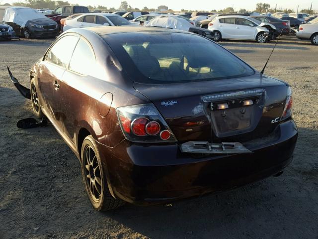 JTKDE3B73A0314489 - 2010 TOYOTA SCION TC Bənövşəyi foto 3