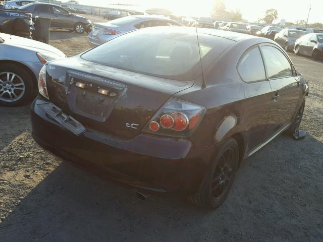 JTKDE3B73A0314489 - 2010 TOYOTA SCION TC Bənövşəyi foto 4