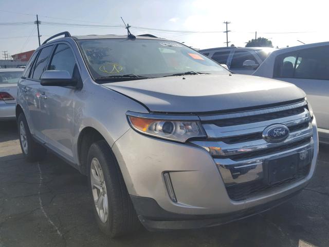 2FMDK3JC0CBA04215 - 2012 FORD EDGE SEL SILVER photo 1