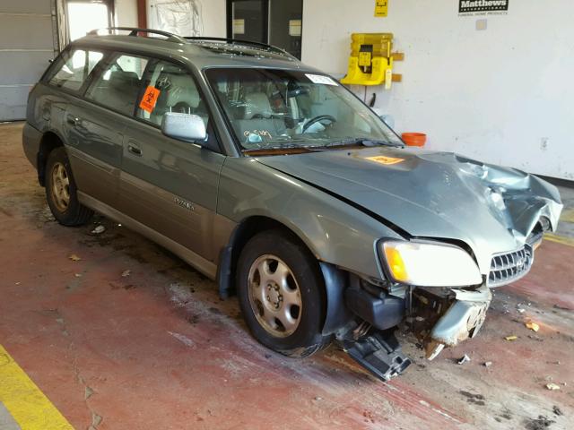 4S3BH686047614024 - 2004 SUBARU LEGACY OUT GREEN photo 1