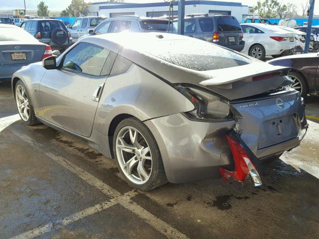 JN1AZ44E89M409802 - 2009 NISSAN 370Z SILVER photo 3