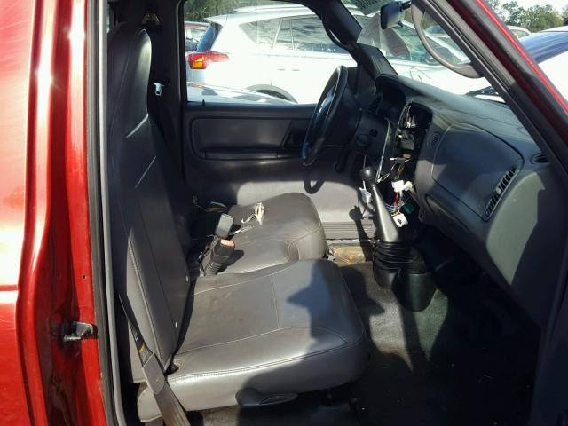 4F4YR12D13TM16860 - 2003 MAZDA B2300 RED photo 5