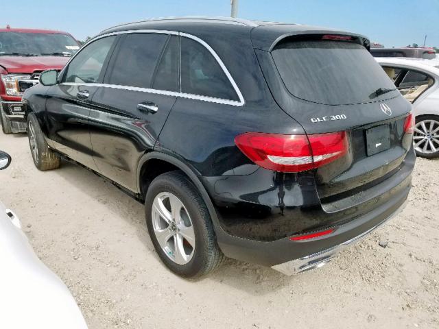 WDC0G4JB4HF228296 - 2017 MERCEDES-BENZ GLC 300 BLACK photo 3