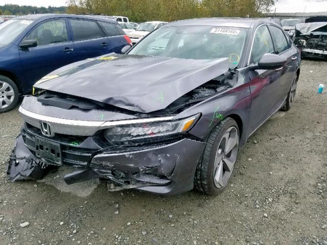 1HGCV2F96JA043609 - 2018 HONDA ACCORD TOU GRAY photo 2