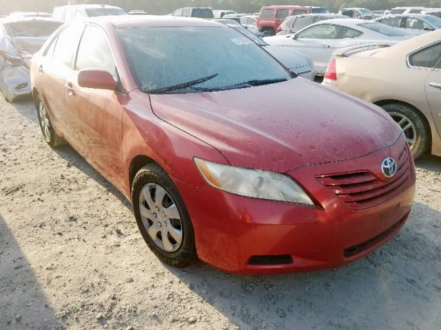 4T1BK46K97U049893 - 2007 TOYOTA CAMRY LE RED photo 1