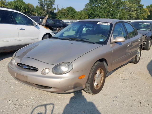 1FAFP53U3XA283618 - 1999 FORD TAURUS SE GOLD photo 2