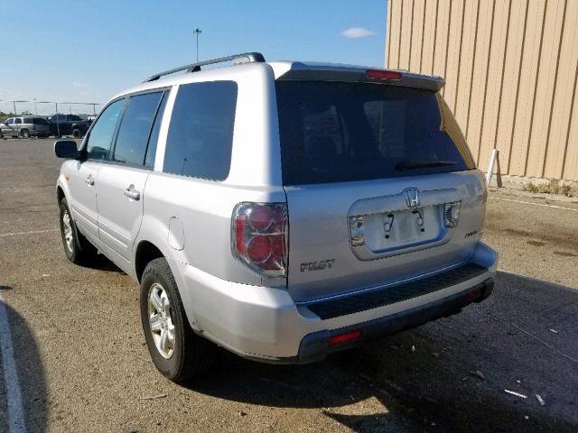 5FNYF18248B056906 - 2008 HONDA PILOT VP BLUE photo 3