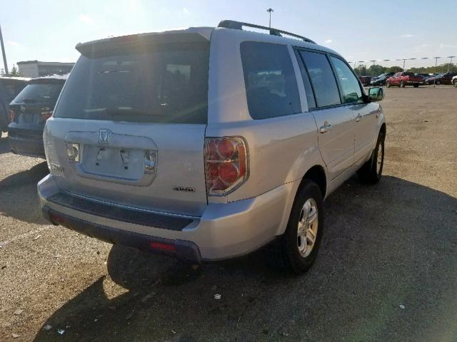 5FNYF18248B056906 - 2008 HONDA PILOT VP BLUE photo 4