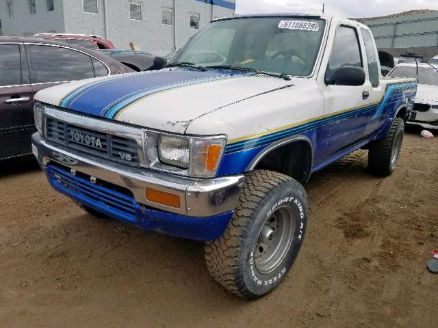 JT4VN13D5M5055533 - 1991 TOYOTA PICKUP 1/2 BLUE photo 2