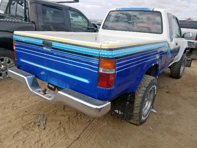 JT4VN13D5M5055533 - 1991 TOYOTA PICKUP 1/2 BLUE photo 4