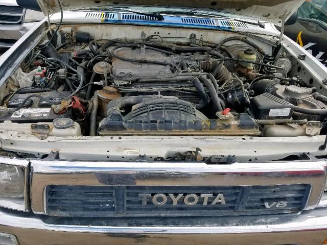 JT4VN13D5M5055533 - 1991 TOYOTA PICKUP 1/2 BLUE photo 7