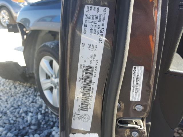 1C4NJDAB2GD704780 - 2016 JEEP COMPASS SP 石墨色 照片 10