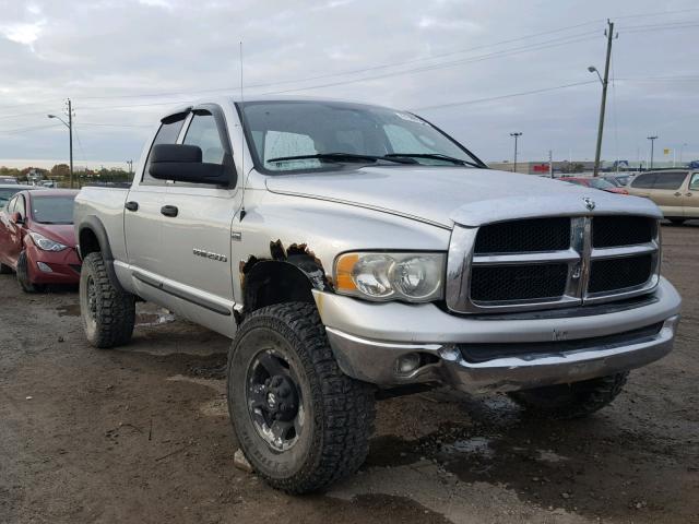 3D7KU28D33G855927 - 2003 DODGE RAM 2500 S SILVER photo 1