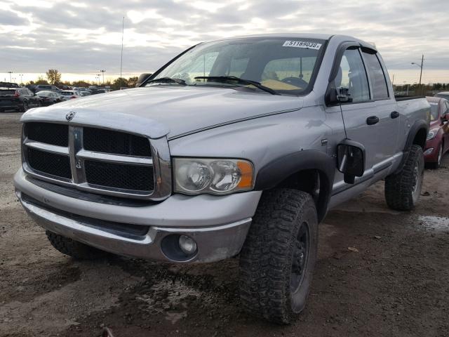 3D7KU28D33G855927 - 2003 DODGE RAM 2500 S SILVER photo 2