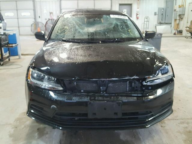 3VW2K7AJ3FM287159 - 2015 VOLKSWAGEN JETTA BASE BLACK photo 9