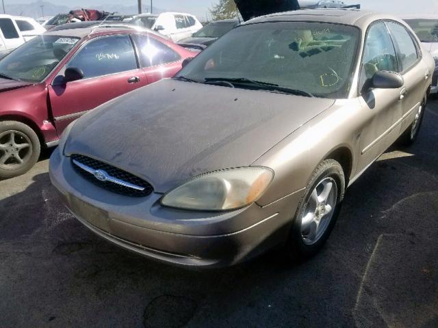 1FAFP55S02A233635 - 2002 FORD TAURUS SES TAN photo 2