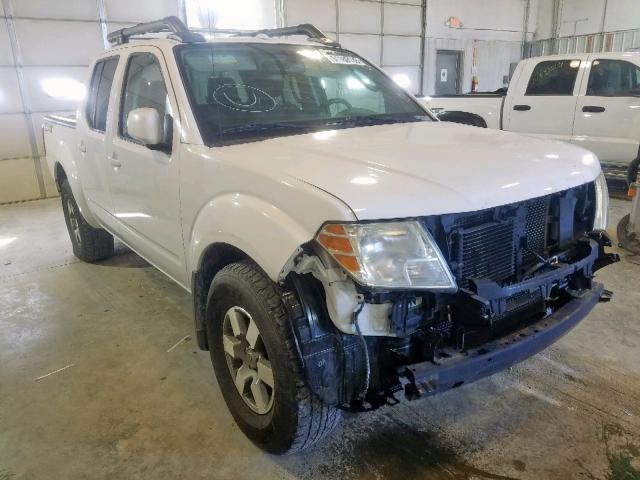1N6AD0ER7BC441686 - 2011 NISSAN FRONTIER S WHITE photo 1