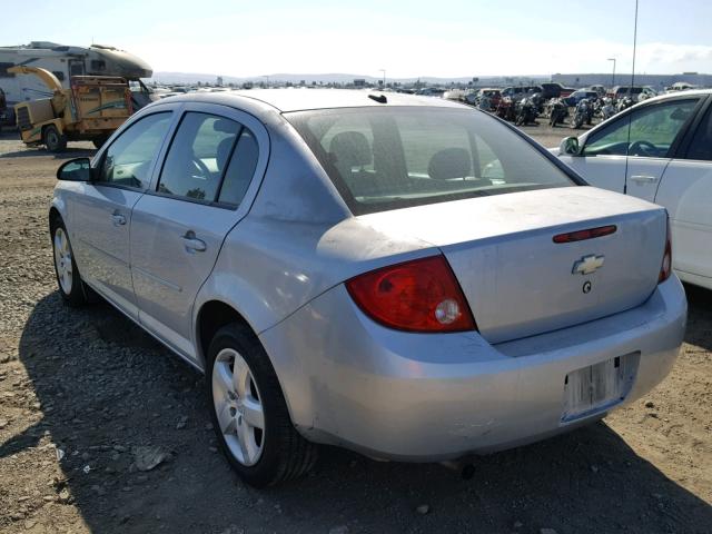 1G1AL58F487201557 - 2008 CHEVROLET COBALT LT SILVER photo 3