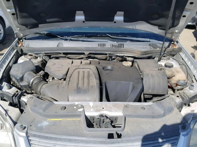 1G1AL58F487201557 - 2008 CHEVROLET COBALT LT SILVER photo 7