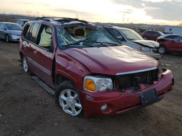 1GKDT13S952320106 - 2005 GMC ENVOY RED photo 1