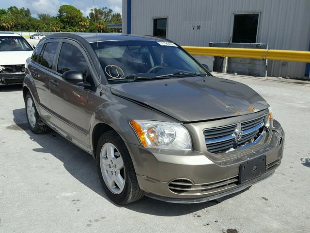 1B3HB48B18D649760 - 2008 DODGE CALIBER SX TAN photo 1