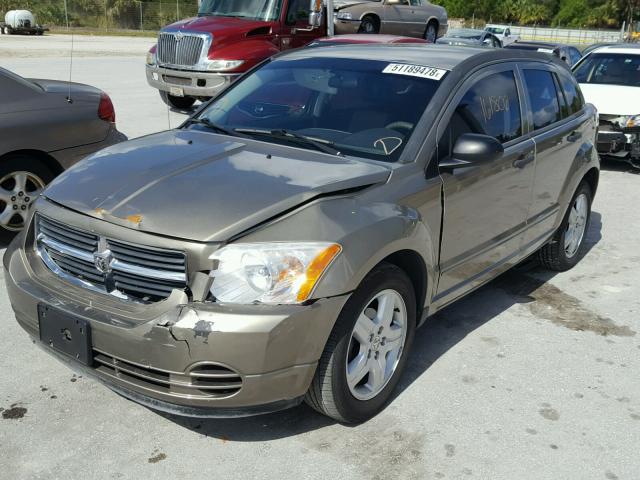 1B3HB48B18D649760 - 2008 DODGE CALIBER SX TAN photo 2