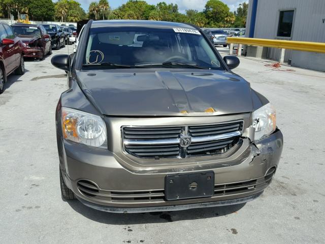 1B3HB48B18D649760 - 2008 DODGE CALIBER SX TAN photo 9